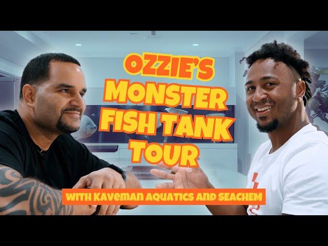 Ozzie Albies' Monster Fish Tank Tour with Kaveman Aquatics and Seachem