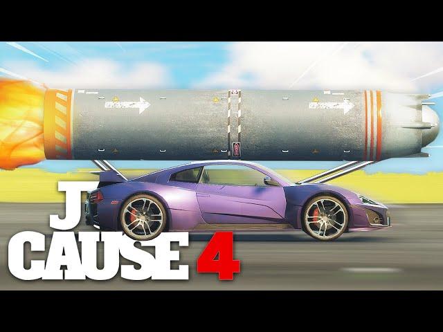 Just Cause 4 - ROCKET POWERED CAR STUNT!