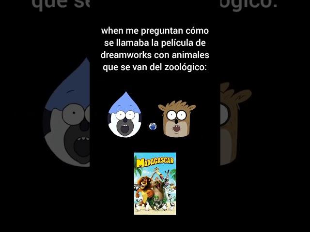 WHEN ME PREGUNTAN CÓMO SE LLAMABA LA PELÍCULA DE DREAMWORKS CON ANIMALES QUE SE VAN DEL ZOOLÓGICO: