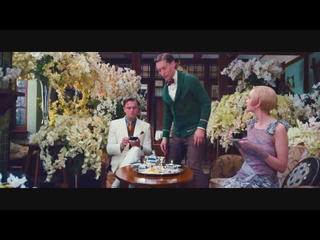 The Great Gatsby 2013 Scene - Tea Invitation (Gatsby & Daisy Meets)