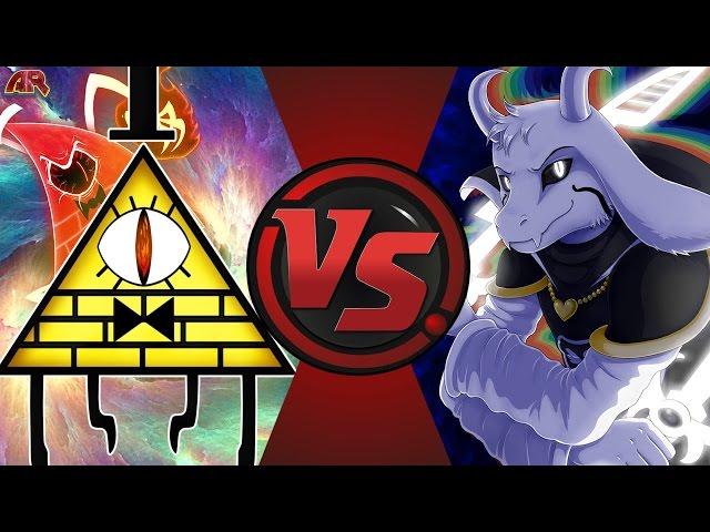 BILL CIPHER vs ASRIEL DREEMURR!  (Gravity Falls vs Undertale)! Cartoon Fight Club Episode 140!