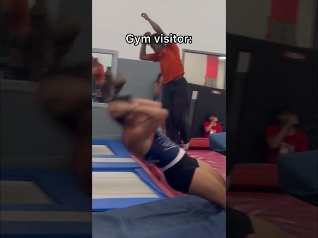 One of the scariest fails I’ve ever filmed ​⁠@aliah_ragaflipz #fails #gymnastics #flips #sports