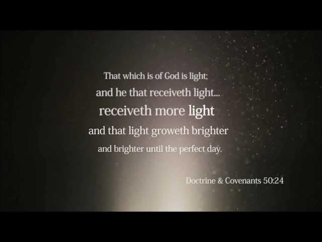 Patterns of Light by Elder Bednar. ALL 3 PARTS: What is Light, Discerning Light, Power of Revelation