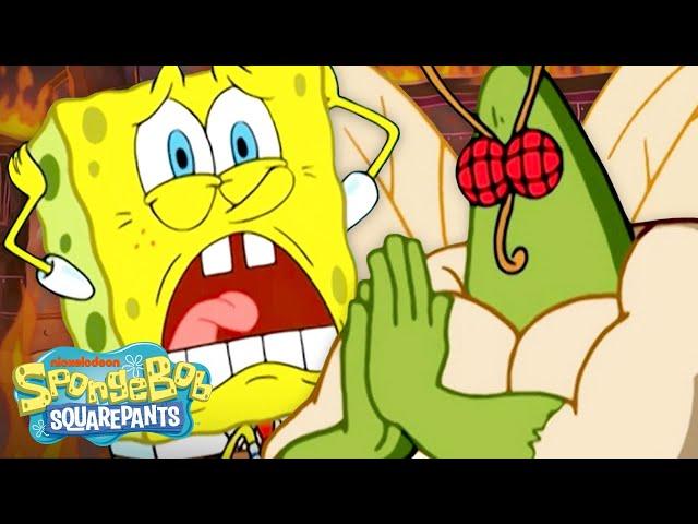 SpongeBob Buggin' Out for 10 Minutes Straight  | @SpongeBobOfficial