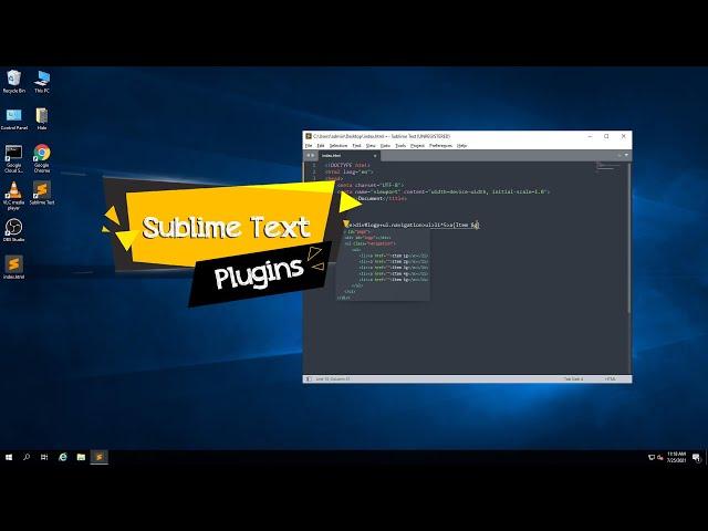 Some Sublime Text 4 Plugins for Web Developers