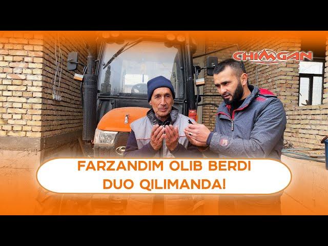 Farzandim menga zamonaviy traktor olib berdi!