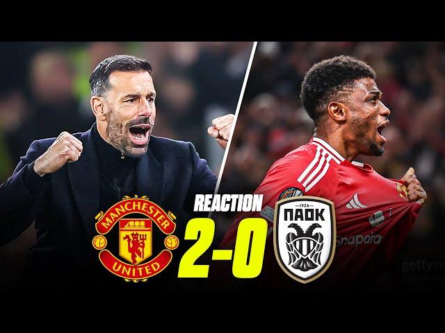 Amad Sets SHINING Example, Real Deal From Him | MAN UTD 2-0 PAOK