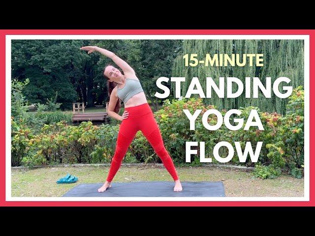 15 min Standing Yoga Stretch - Yoga without a mat