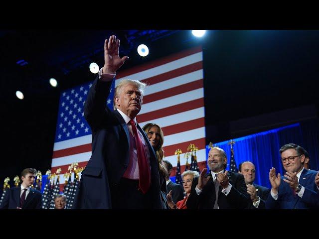 Highlights: Trump's victory speech, in 180 seconds