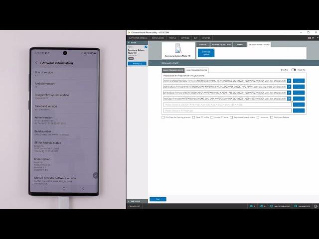 Firmware Update on Samsung devices with ChimeraTool