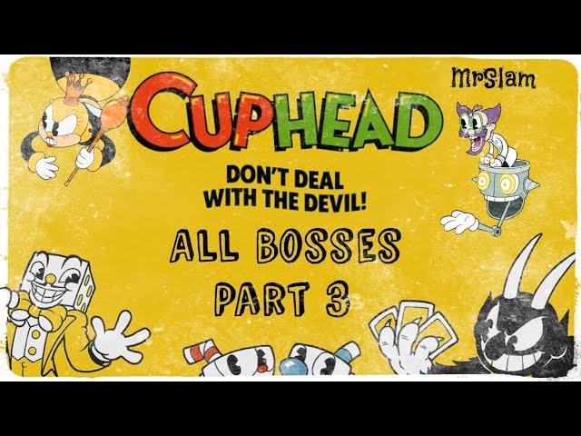 CUPHEAD|ВСЕ БОССЫ|All Bosses|чернильный остров 3 |PS4 PRO