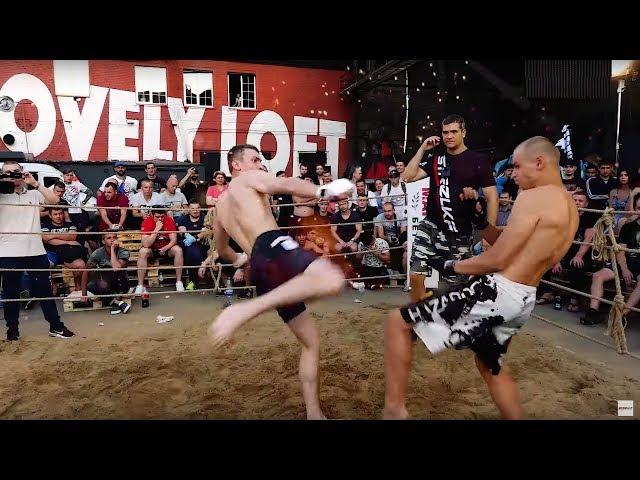 KICKER Muay Thai vs Small MMA Fighter !!!