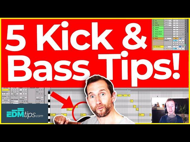 5 Kick and Bass Production Tips – EFFECTIVE & FAST!