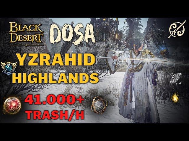 BDO | Succession Dosa | Yzrahid Highlands PvE Combo & Addons | Lv.2 Scroll + Agris 41.000+ H