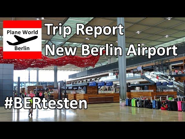 Trip Report | BER Flughafen Berlin Brandenburg | ORAT Test new Berlin Airport