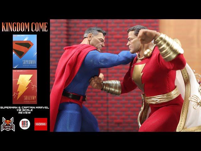 Gong Studio DC Comics Kingdom Come SUPERMAN & SHAZAM CAPTAIN MARVEL 1:12 Scale Figure Review