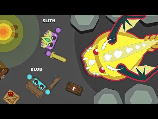 Found Gold Dragon in Starve.io