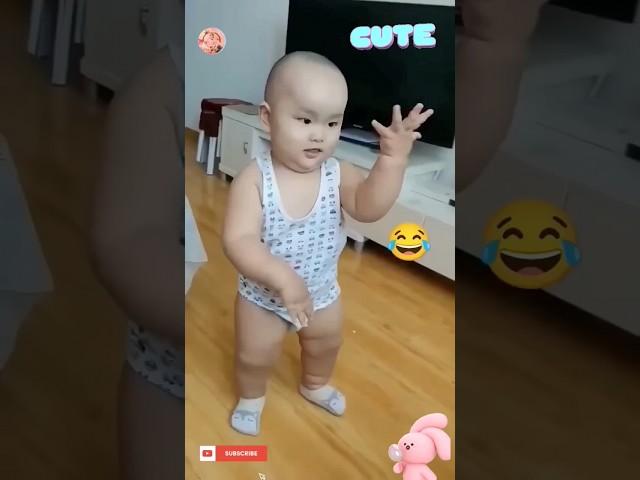 dum dum dum dika dika  || #cute #babydance