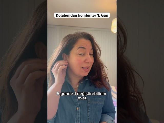 75 gün alışveriş yapmadan dolabımdan kombinler - 1. Gün