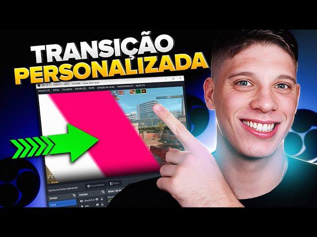 Como Configurar TRANSIÇÃO DE CENA Personalizada STINGER no OBS (Download Grátis)