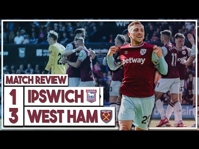Ipswich Town 1-3 West Ham Utd Highlights | Bowen Screamer and Kudus Curler as Hammers Cruise to Win