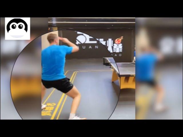 【table tennis】Rassia No1  Alexander Shibaev teachs you forehand loop