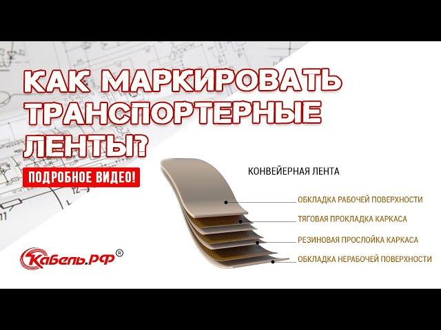 Маркировка конвейерных лент. Как маркировать транспортерные ленты