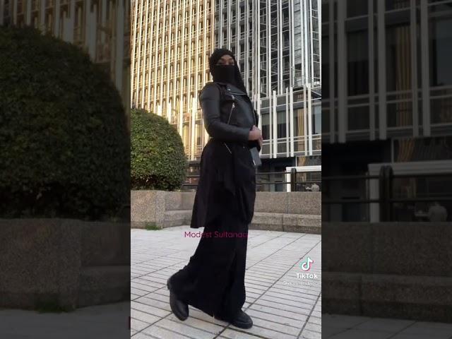 Jilbab and Niqab Fashion  أزياء متواضعة #muslimtiktok #tiktokhijab #muslimfashion #niqab #jilbab