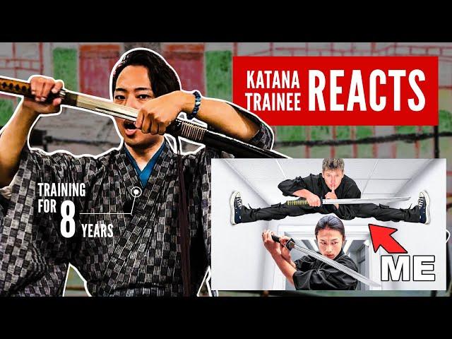 I Would NEVER Do That | Katana Trainee Reacts to I Tried Samurai Training with a REAL Samurai!