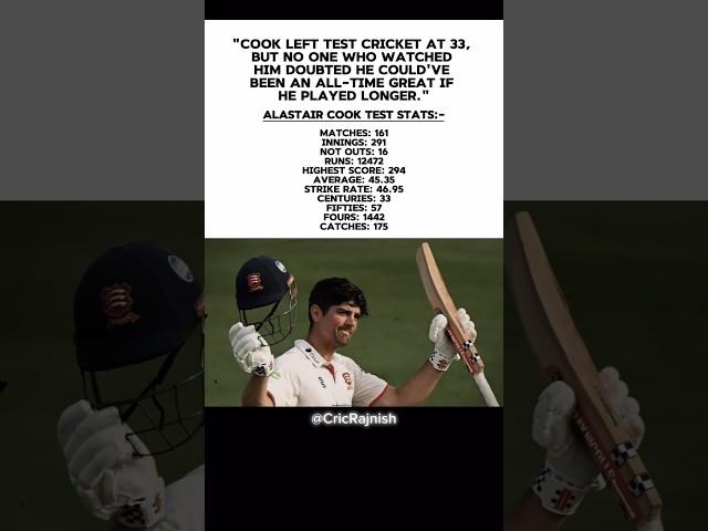 This Is Sir Alastair Cook For You 