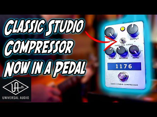 Universal Audio's 1176 Studio Compressor Now in a Pedal-  UAFX