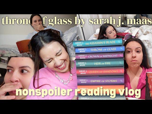 I finally read throne of glass️‍️ nonspoiler reading vlog!