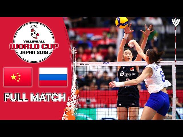 China  Russia - Full Match | Women’s Volleyball World Cup 2019