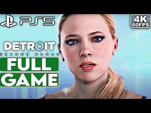 DETROIT BECOME HUMAN Gameplay Walkthrough FULL GAME [PS5 4K 60FPS] - No Commentary