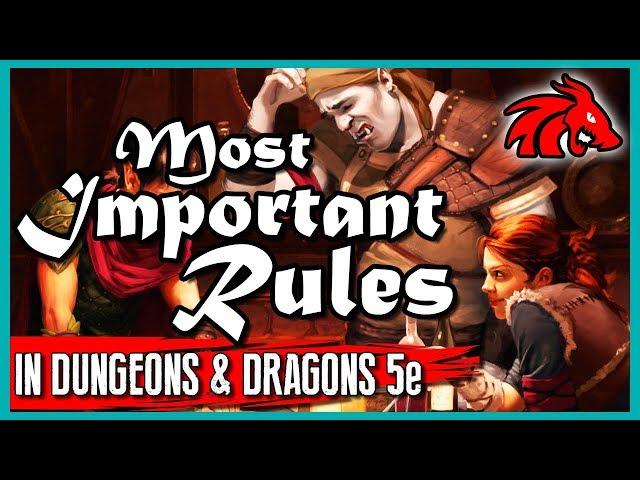 Most Important D&D 5e Rules for Dungeon Masters