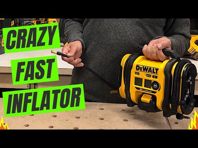 Inflates & DEFLATES super fast! Dewalt Cordless Tire Inflator DCC020IB review