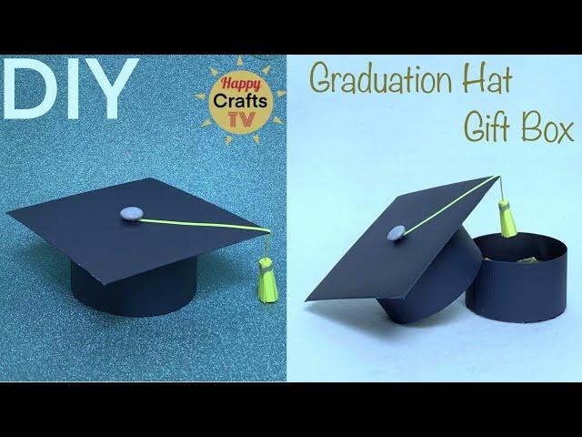 HOW TO MAKE GRADUATION CAP GIFT BOX I DIY Paper Hat Gift Box l Graduation Gift Ideas