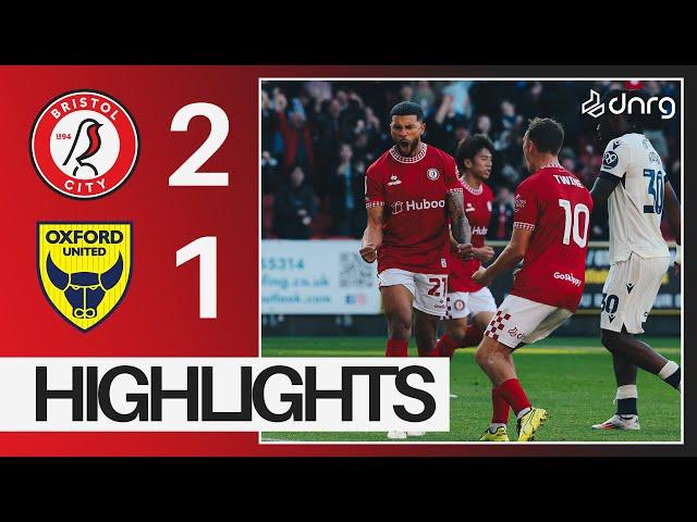 WELLS COMPLETES COMEBACK WIN  Bristol City 2-1 Oxford United | Highlights