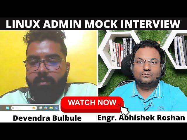 6+ Years Linux Administrator Mock Interview Asked on Realtime Scenario based Interview Questions