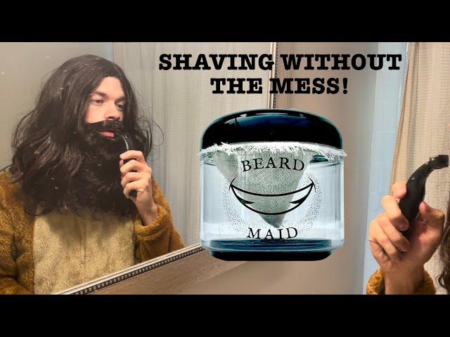 BEARD MAID | BEARD HAIR CATCHER | BATHROOM SINK COVER | WET OR DRY SHAVING | BEARD HAIR CLEANER