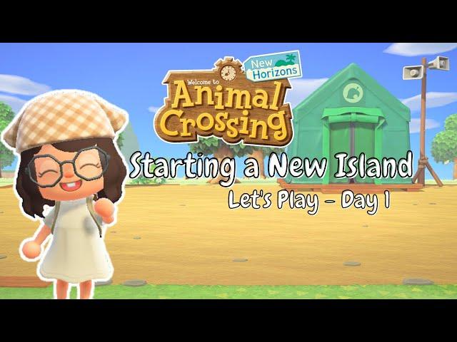 Restarting My Island - Day 1 | Lets Play Animal Crossing - New Horizons | Magically Katelyn