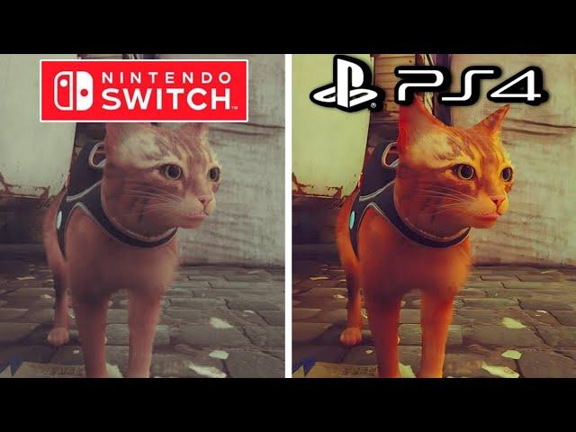 Stray PS4 vs Nintendo Switch Graphics Comparison