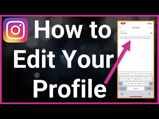 How To Edit Your Profile On Instagram