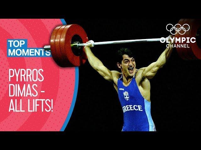 All Pyrros Dimas Olympic Medal Lifts | Top Moments