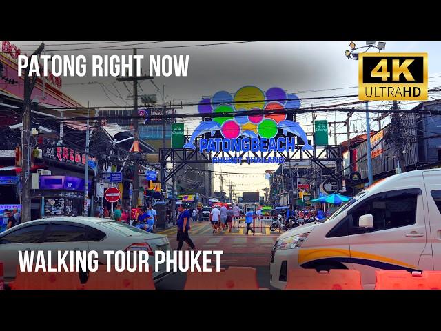 Phuket Patong Walking Tour 4K | Thailand 2024 Experience Phuket Patong Right On Your TV Screen