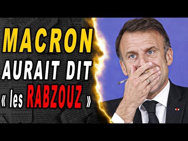 Pascal PRAUD vole au secours de SARKOZY, MACRON aurait traité les maghrébins de "Rabzouz"