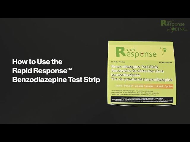 Benzodiazepine Test Strip (Liquid/Powder) | BTNX Inc. Rapid Response