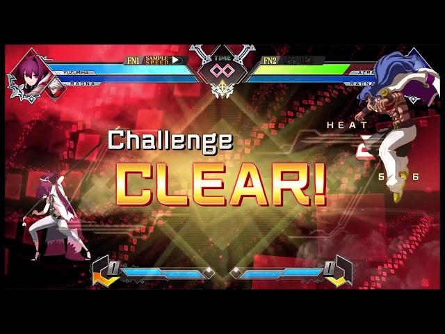 Yuzuriha All Combo Challenges! - Blazblue Cross Tag Battle (PS4/Steam)