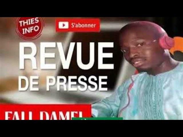 REVUE DE PRESSE WOLOF THIES INFO 08 01 2025