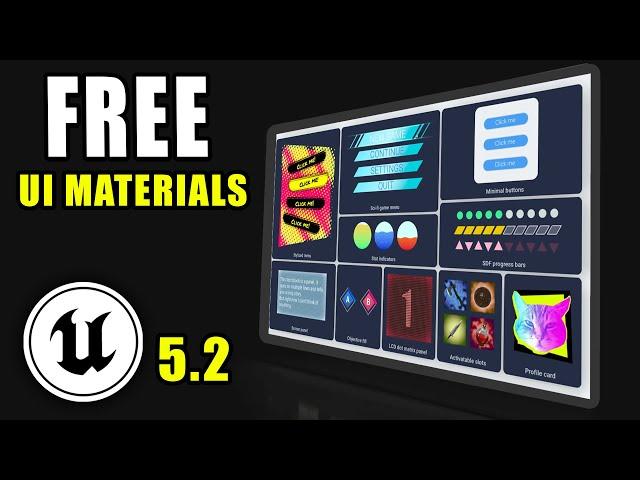 Unreal Engine 5 - FREE UI Material Lab!